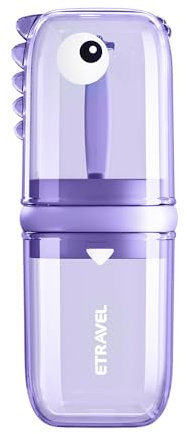 Zahnwaschbecher, Kinder mit Einer Tasse Zahnbürste, Cartoon -Zahnbürstenbecher, süße Zahnbürstenregal, Dinosaurierform Zahnbürste Tasse Baby und Kinder