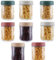 MEIDIV 8 Pack 16 OZ Overnight Oats Jar, Overnight Oats Container, Glass Jar with Lids, Salad Jars with Lids for Meal Prep, Reusable Mason Jars for Snacks Yogurt Spice Sugar Meal Prep