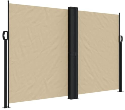 vidaXL Toldo Lateral retráctil Beige 160x600 cm
