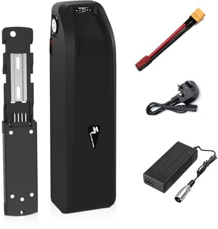【UK warehouse 】Hailong E-Bike Battery 52V 13AH With USB Port And Charger for 100W-1100W Electric Bicycle Motors (HL03-52V13AH (BMS:30A))
