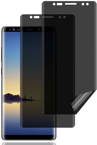 Protection D'écran Anti-Espion pour Samsung Galaxy Note 8 [2 Pièces] | Anti-Spy Protège Écran,Privacy Film TPU Flexible,Sans Bulles,Anti-Rayures,Privacy Protecteur Écran pour Samsung Galaxy Note8