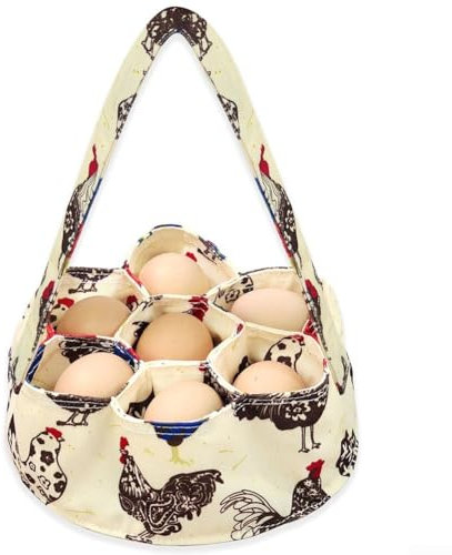ZAMETTER Eiersammelschürze, Eiersammeltasche, mehrere Taschen für einfache und organisierte Aufbewahrung von Eiern, Wie abgebildet, egg collection bag