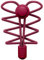 Stepace Cordones Elasticos, 2 Pares Cordones Elasticos Zapatillas Deporte, Cordones Zapatos Ajustables sin Atar para Adultos y niños Rojo Oscuro