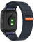 Nylon Armbänder für Garmin Venu Sq/Venu Sq Music Armband, Elastisches Stoff Atmungsaktiv Verstellbares Sportarmband für Herren Damen Loop Ersatzarmband mit Garmin Venu Sq Uhrenarmband (F,20mm)