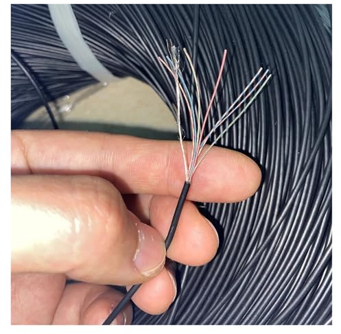 BADIKA UL (PVC) Draht und Kabel Weich lackierter Draht, 2/3/4/5/6/8-adrig, Klimaanlage, emaillierter Lackdraht, Kopfhörerkabel, 1,4 mm emailliertes Kabel(5m,5core OD 1.4mm)