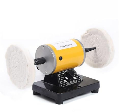 AMAZWI Schmuckpolierer Drehmaschine Polieren Mini Poliermaschine, Drehmaschine Polieren for Schmuckschleifer Sicher und stabil