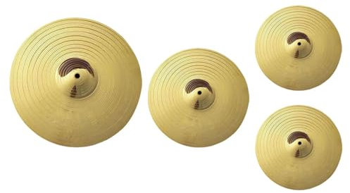 Fenteer Piatti per Esercitazioni E Performance di Crash per Batteristi, 14.14.16.20 Inch