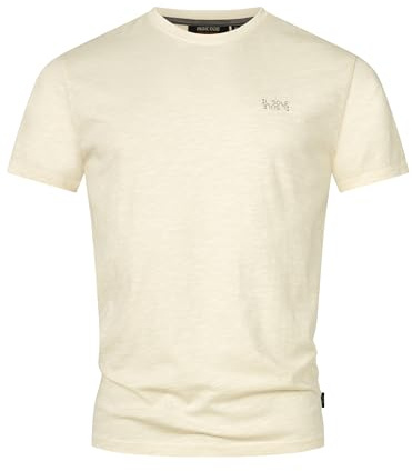 Indicode Herren INAsbjorn T-Shirt Sommershirt aus Baumwolle mit Brusttasche | Lässiges Kurzarmshirt mit Brusttasche für Sommer und Alltag, Baumwollshirt, Basicshirt, Freizeitoberteil für Männer