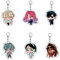 Alien Stages Figur Schlüsselanhänger Anime Key Chain Kollektionen Alien Stages Niedliche Tasche Charms 6 Set