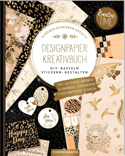 Designpapier-Kreativbuch Animal Print: Schöner schenken kreativ , DIY, Basteln, Stickern, Gestalten