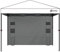 Sekey 1PCS Seitenwände für Pavillon 3x3 Wasserdicht Winterfest mit Staufächern, Seitenwände für Pavillon Partyzelt Gartenzelt 3x3m, Grau
