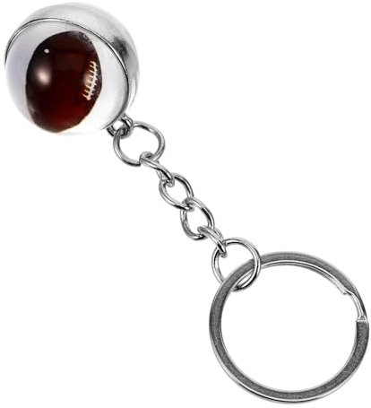 VANZACK porte-clés football pendentif ballon de rugby decoration rugby porte clé ballon de rugby accessoire sport rugby decoration pendentif de trousseau exquis Clés créatifs Un verre