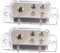 Gadpiparty 2pcs 4 Portable Way Power Distribution Block for Car Audio Amplifiers Audio Splitter Box Easy Installation Durable for Stereo System Wiring