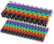 Cable Marker,150 Pcs Cable Markers Colourful C-Type Marker Number Tag Label for 2-3mm Wire Conspicuous and Easy to Identify for Organizing Wires and Identification(2.5mm)