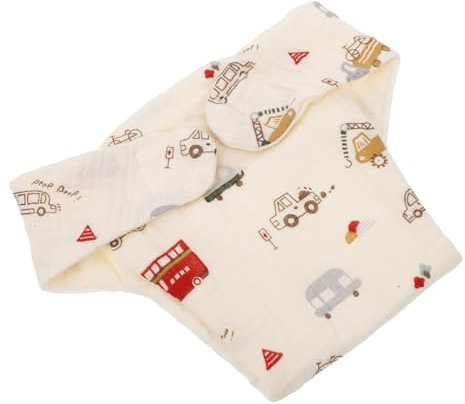 MOBUTOFU Wiederverwendbare Babywindelhosen Baumwolle Atmungsaktiv und Waschbar Verstellbare Windeln für Neugeborene Niedliches Cartoon Design für Unterwegs