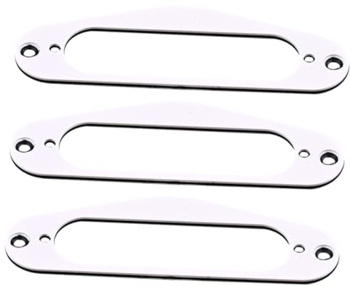 MUELODSIC 3 Stück Teiliges Gitarren pickup ring Stabile Montage Kompatibel mit St style Langlebig Installieren Praktisches Gitarrenzubehör für DIY musikinstrumente
