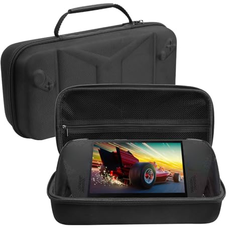 Bewinner Hochwertige 2-in-1-Schutzhülle, Hartschalen-Eva-Reiseaufbewahrungstasche mit Wasserdichtem Design und Weichem Fleecefutter, für ROG Ally Ally X 7-Zoll-Spielekonsolen und Zubehör