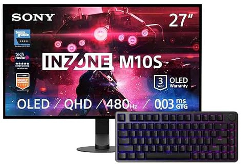 Sony INZONE M10S 27“ OLED QHD PC Gaming Monitor + INZONE Keyboard (US)