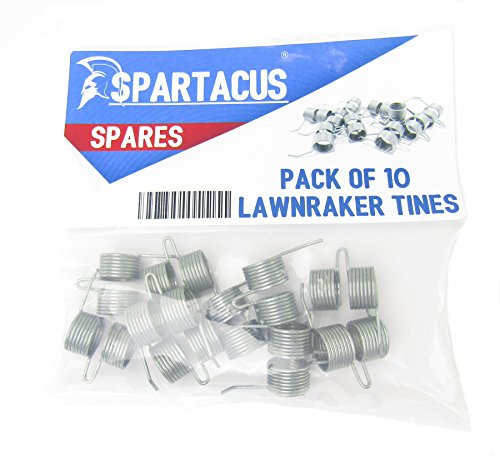 Spartacus 10 x Replacement Lawn Raker Scarifier Tines Tynes For Bosch F016T47920 Lawnraker Scarifier