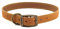 Ancol Timberwolf Premium Leather Dog Collar - Comfortable Durable Pet Training Accessory - Mustard Bridle Leather - Soft Supple Waterproof Treated - 45-54cm Size 6