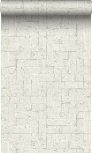 Origin papier peint brique beige clair 53 cm x 10.05 m Wallcoverings