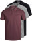 JACK & JONES 12171776 - Confezione da 3 polo da uomo slim fit, a maniche corte, colore nero, bianco, blu, grigio, taglie: XS, S, M, L, XL, XXL, S