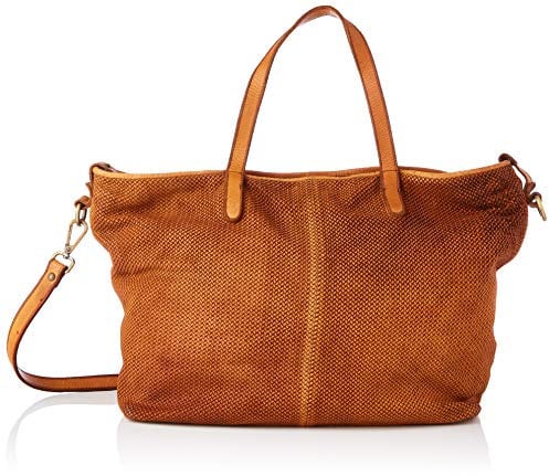 THINK! Damen Ledertasche, Shopper, 3000 Cognac, 1