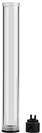 Socobeta Wasserkühlung Computertank 50 mm Durchmesser G1/4 Gewinde DIY Extra Langer Zylinder Wassergekühlter Tank für Computerkühlung(400mm)