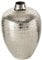 Dekovase Vase Silber Metall Blumenvase Deko Tischdeko Tischvase Metallvase 25 cm