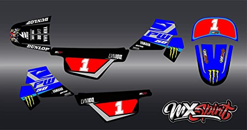Kit déco autocollant LVN100 pour moto cross PW50 PW 50 pw50 pw 50 Piwi 50PW 50pw piwi peewee Qualité Standard + 2 stickers MXSPIRIT offert