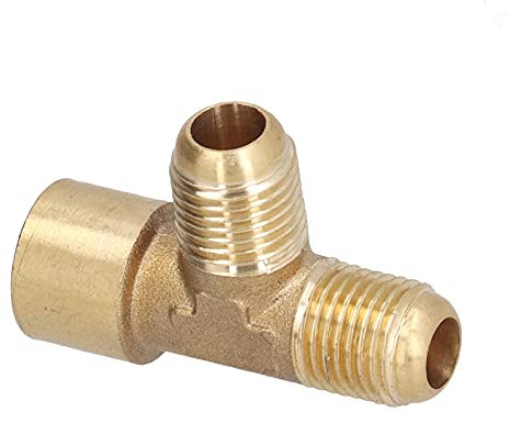 Raccordo idraulico a T, tubo a spirale in ottone splitter linea splitter lavorazione fine per lavastoviglie portatile per bagno per cucina per compressore d'aria