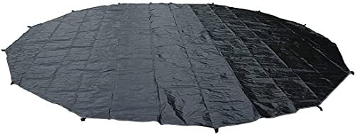 Sport Tent Outdoor Ultralight Waterproof Tent PE Footprint for 3M 4M 5M 6M Bell Tent Footprints Picnic Round Mat Portable Tarps for Bell Tent Ground Camping,Black Glamping Yurt Anti-Dirty Mat Black