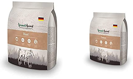 Venandi Animal Premium Trockenfutter für Katzen, Rind,getreidefrei mit viel frischem Fleisch, 300 g & Premium Trockenfutter für Katzen, Lamm,getreidefrei mit viel frischem Fleisch, 300 g
