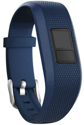 Strap-it Silikonarmband - kompatibel mit - Garmin Vivofit Junior - Armband - Dunkelblau - fur Garmin Vivofit 3 - Garmin Vivofit Junior 2