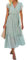 SEVETAT Damen Chiffon Boho Lange Kleid mit Gürtel Sommerkleid Partykleid Elegant V-Ausschnitt Maxikleid Blumenkleid Abendkleid Rüschen Strandkleid Cocktailkleid (Hellgrün, S)