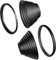 18 Stück Filteradapter für Kameras Ringe Set，Step Down Ring Set 49-37,52-49,55-52,58-55,62-58,67-62,72-67,77-72,82-77MM，Step-Up-Ring-Set, von 37 mm bis 82 mm，Objektivadapter aus Metall