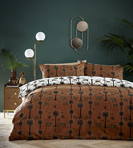 Wylder Tropics Desert Monkey Duvet Cover Set, Amber