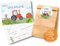 Essi's Stoff Boutique 10er-Set Traktor Einladungskarten und Mitgebseltüten - Bauernhof Kindergeburtstag Set mit Goodie Bag - Gastgeschenktüten mit Aufklebern für Jungs und Mädchen
