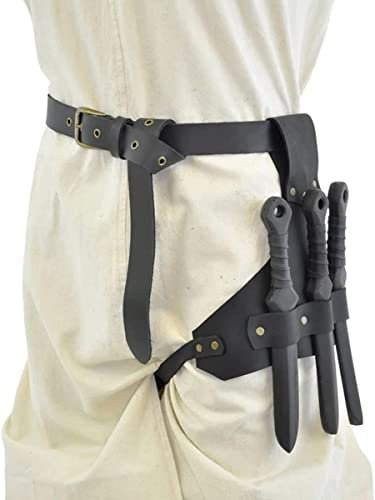 SIULAS Mittelalter Krieger Dolch und Schwert Holster - Retro Schwert Frosch Gürtel Vintage Dolch Frosch Halter