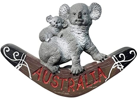 Australia 3D Koala Fridge Magnet Souvenir Gift,Resin Handmade Australia Refrigerator Magnet Home & Kitchen Decoration Collection