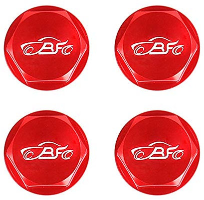 Jikoiuty CNC Metall Radmutter für 1/5 KM RV Baja 5B 5T 5SC für 1/5 ROVAN KM Baja 5B RC CAR -Rot