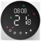 Wengart Thermostat d'ambiance WG908, Programmation hebdomadaire AC230V 5A avec écran LCD Couleur, Fonctionnement par Bouton Tactile, utilisé pour contrôler la température ambiante,Noir