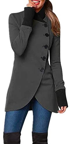 Black Friday 2023 Trench Primaverile Donna Cappottino Rosa Coprispalle Pelle Giacchetto Ecopelle Bianco Camicia Imbottita Deal of The Day Prime Today