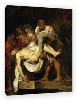 Vlies Leinwandbild Reproduktion barocker Kunst,Die Ekstase der Maria Magdalena,Printed Paintings Leinwand, Moderne Gemälde für zu Hause80x110cm(31x43in) Innenrahmen