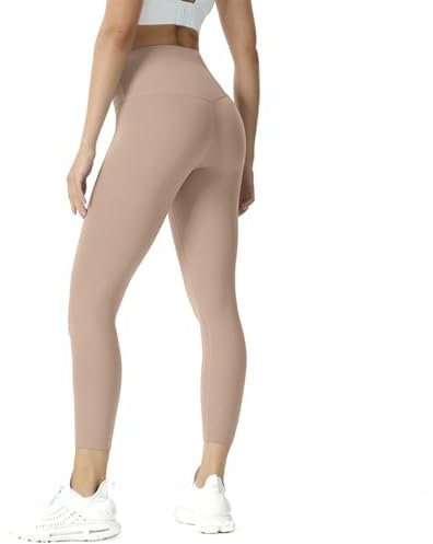 ATRACTIVOLL Leggings Sport Damen, Seamless, Blickdicht Yogahosen, High Waist, Laufhosen Lang, Bauchweg Training Fitnesshosen