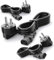 Varbmt 3M Euro Netzkabel, Stromkabel 3 Polig Kompatibel mit Vizio TV VX32L VW32L VX37L VW26L VA6 VMM26 VL370M E321VL E371VA E371VL, LG Dynex Panasonic Toshiba TV Netzteilkabel, 3 Stück