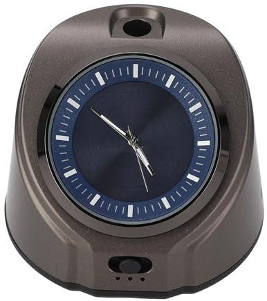 Waterless Car Essential Oil Diffuser Waterless Car Diffuser for Essential Oil Portable Air Freshener USB Cordless Battery Operated with Clock