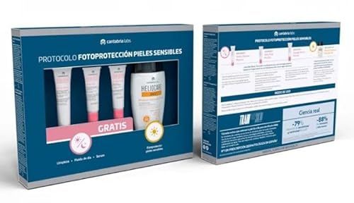 Heliocare 360° Fotoprotección Pieles Sensibles Estuche 4 Pz