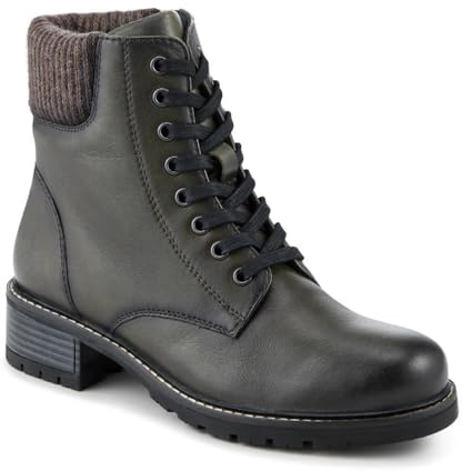 Pavers Breathable Leather Boots - Khaki Size 5