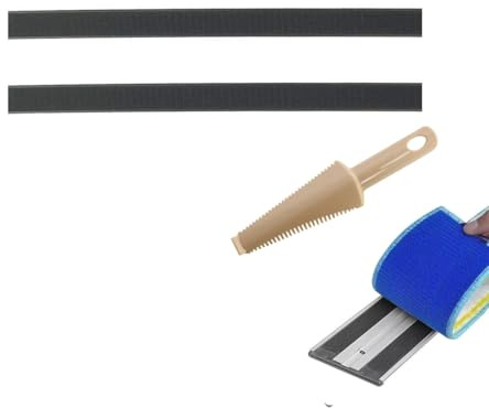 Universal Mop Hook and Loop Replacement Strap for Microfiber Cleaning Pad Fits 18/24/36 Inch Ultra-Fine Microfiber Flat Mop Head Suitable for Bona Fast Floor Cleaning Stair Mop Commercial Mop